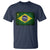 Brazilian Pride Christian Cross Latin America Brazil Flag T Shirt - Wonder Print Shop
