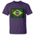 Brazilian Pride Christian Cross Latin America Brazil Flag T Shirt - Wonder Print Shop