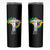 Brazilian Pride Christ the Redeemer Statue Latin America Brazil Map Skinny Tumbler - Wonder Print Shop