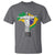 Brazilian Pride Christ the Redeemer Statue Latin America Brazil Map T Shirt - Wonder Print Shop