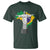 Brazilian Pride Christ the Redeemer Statue Latin America Brazil Map T Shirt - Wonder Print Shop