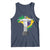 Brazilian Pride Christ the Redeemer Statue Latin America Brazil Map Tank Top - Wonder Print Shop