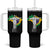 Brazilian Pride Christ the Redeemer Statue Latin America Brazil Map Tumbler With Handle - Wonder Print Shop