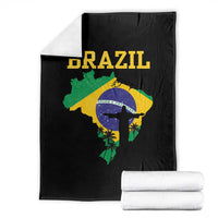 Brazilian Pride Christ the Redeemer Statue Latin America Throw Blanket - Wonder Print Shop