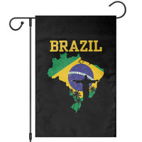 Brazilian Pride Christ the Redeemer Statue Latin America Garden Flag - Wonder Print Shop