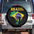 Brazilian Pride Christ the Redeemer Statue Latin America Spare Tire Cover - Wonder Print Shop