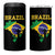 Brazilian Pride Christ the Redeemer Statue Latin America 4 in 1 Can Cooler Tumbler - Wonder Print Shop