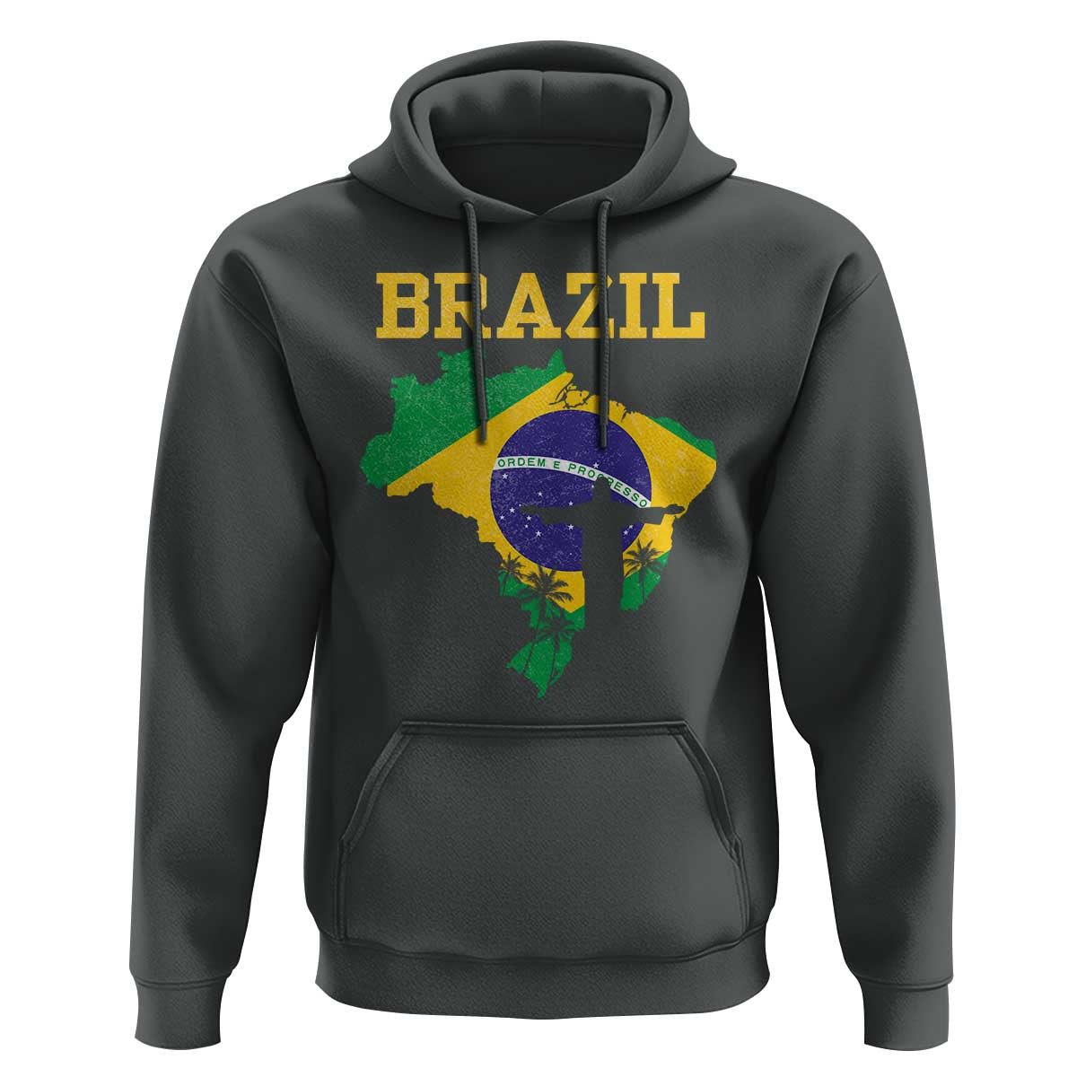 Brazilian Pride Christ the Redeemer Statue Latin America Hoodie - Wonder Print Shop