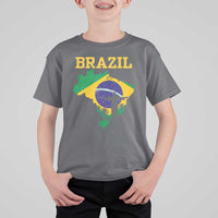 Brazilian Pride Christ the Redeemer Statue Latin America T Shirt For Kid - Wonder Print Shop