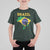 Brazilian Pride Christ the Redeemer Statue Latin America T Shirt For Kid - Wonder Print Shop