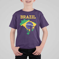 Brazilian Pride Christ the Redeemer Statue Latin America T Shirt For Kid - Wonder Print Shop