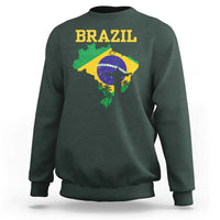 Brazilian Pride Christ the Redeemer Statue Latin America Sweatshirt - Wonder Print Shop