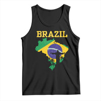 Brazilian Pride Christ the Redeemer Statue Latin America Tank Top - Wonder Print Shop