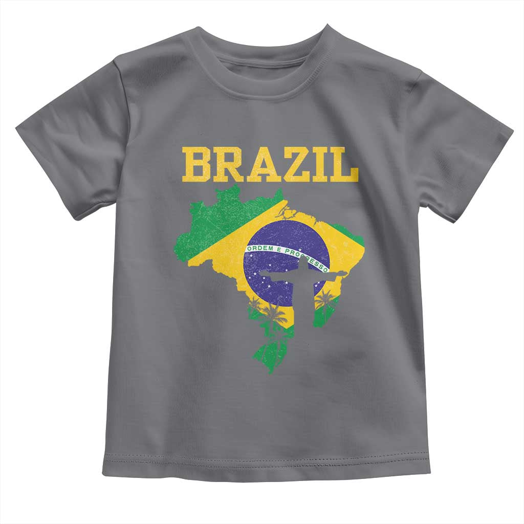 Brazilian Pride Christ the Redeemer Statue Latin America Toddler T Shirt - Wonder Print Shop