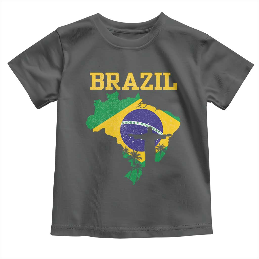 Brazilian Pride Christ the Redeemer Statue Latin America Toddler T Shirt - Wonder Print Shop