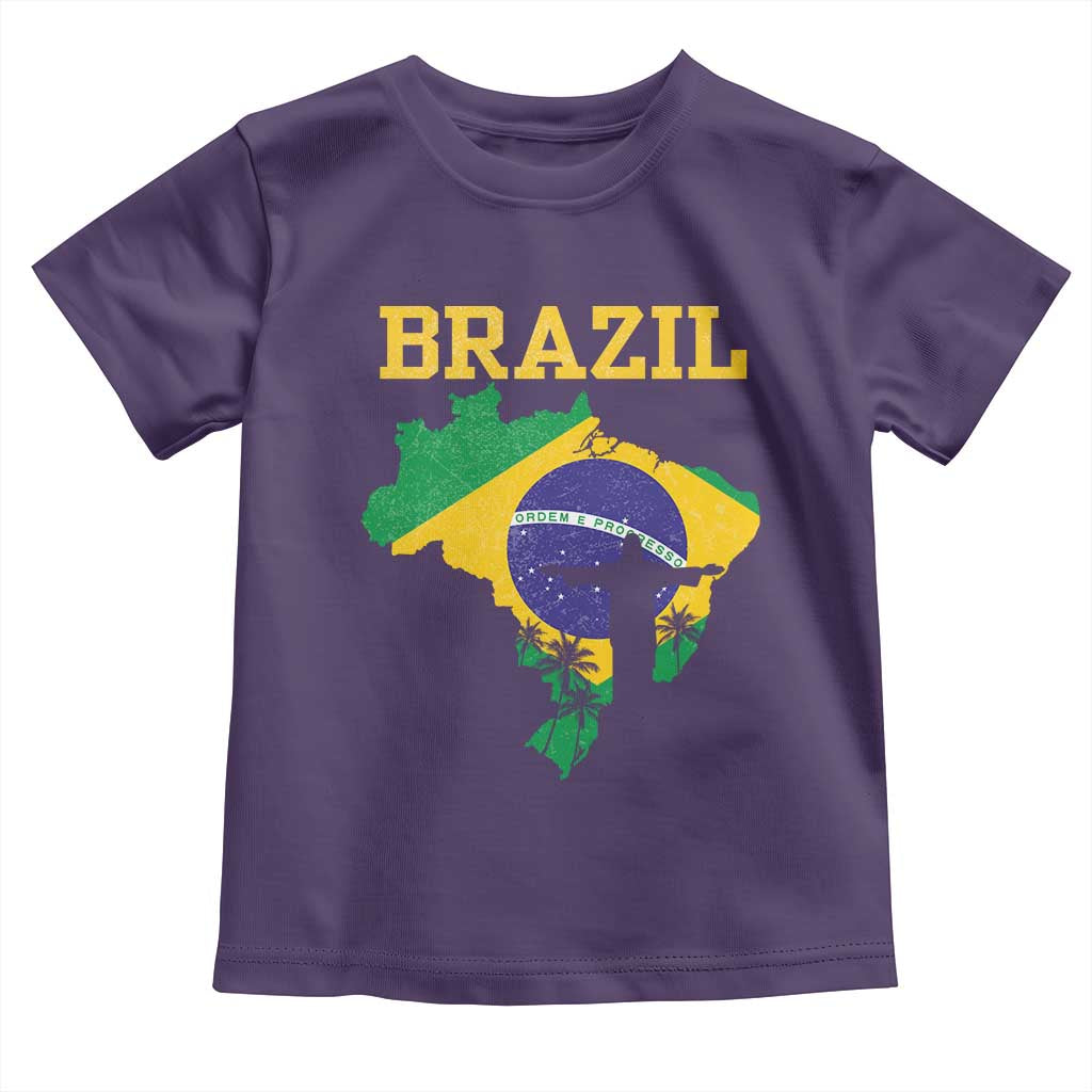Brazilian Pride Christ the Redeemer Statue Latin America Toddler T Shirt - Wonder Print Shop
