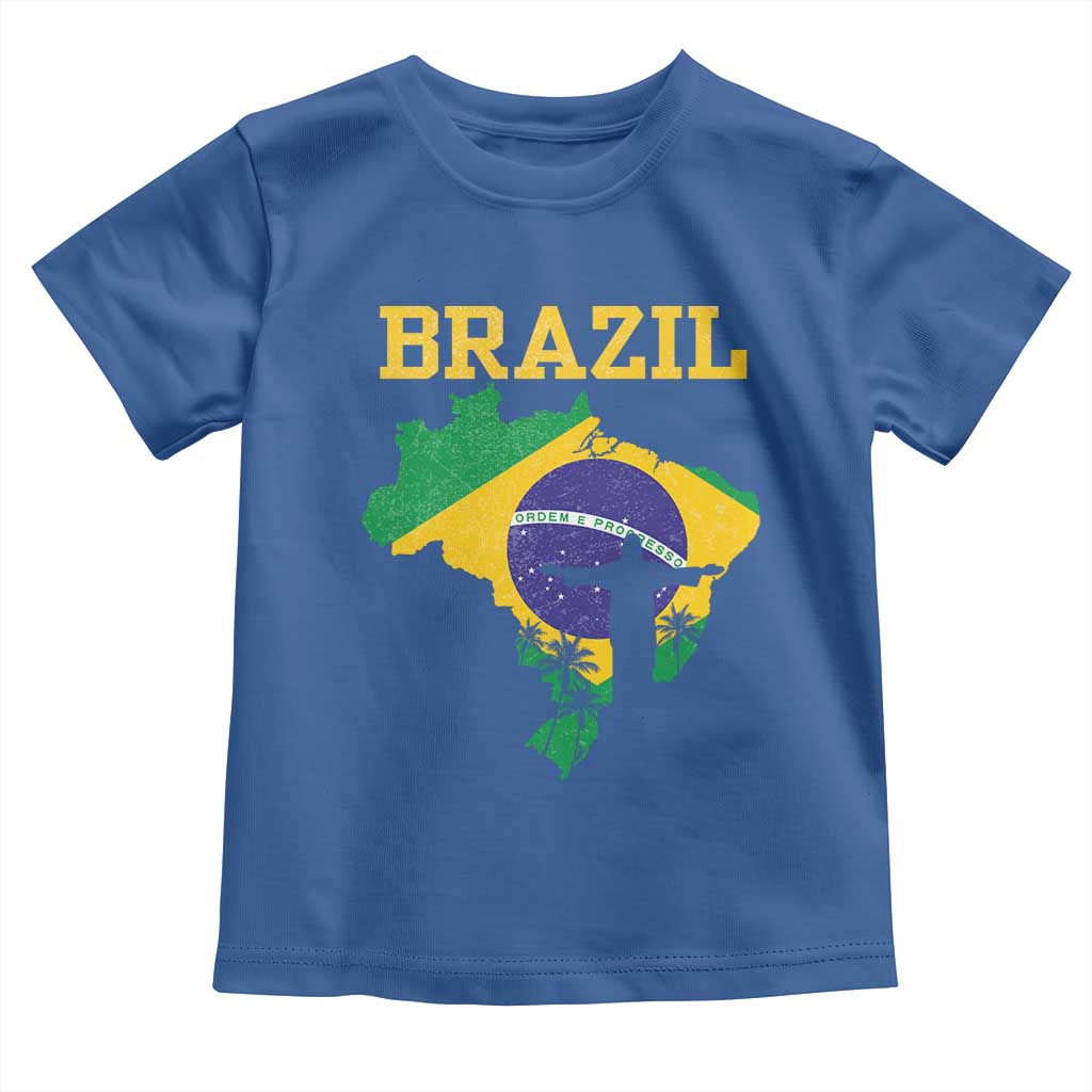 Brazilian Pride Christ the Redeemer Statue Latin America Toddler T Shirt - Wonder Print Shop