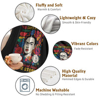 Frida Kahlo Throw Blanket They Whispered To Her You Cant Withstand The Storm - Wonder Print Shop