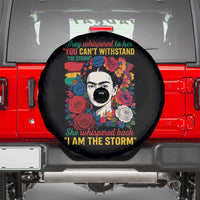 Frida Kahlo Spare Tire Cover They Whispered To Her You Cant Withstand The Storm - Wonder Print Shop