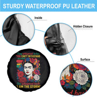 Frida Kahlo Spare Tire Cover They Whispered To Her You Cant Withstand The Storm - Wonder Print Shop