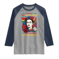 Frida Kahlo Raglan Shirt They Whispered To Her You Cant Withstand The Storm - Wonder Print Shop