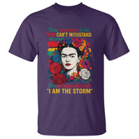 Frida Kahlo T Shirt They Whispered To Her You Cant Withstand The Storm - Wonder Print Shop