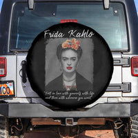 Frida Kahlo Spare Tire Cover Fall In Love With Yourself With Life And Then Whoever You Want - Wonder Print Shop