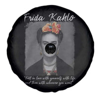 Frida Kahlo Spare Tire Cover Fall In Love With Yourself With Life And Then Whoever You Want - Wonder Print Shop