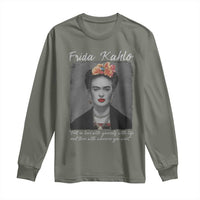 Frida Kahlo Long Sleeve Shirt Fall In Love With Yourself With Life And Then Whoever You Want - Wonder Print Shop