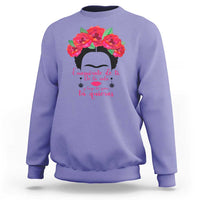 Frida Kahlo Quotes Sweatshirt Enamorate De Ti De La Vida Mexican Artist - Wonder Print Shop
