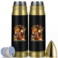 Afro Latina Power Bullet Tumbler Hispanic Heritage Month Flowers - Wonder Print Shop