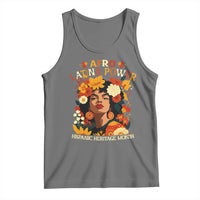 Afro Latina Power Tank Top Hispanic Heritage Month Flowers - Wonder Print Shop