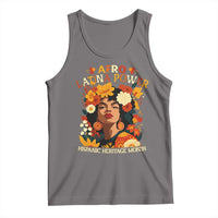 Afro Latina Power Tank Top Hispanic Heritage Month Flowers - Wonder Print Shop