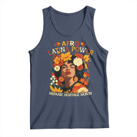 Afro Latina Power Tank Top Hispanic Heritage Month Flowers - Wonder Print Shop