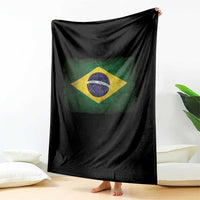 Brazilian Pride Latin America Vintage Brazil Flag Throw Blanket - Wonder Print Shop