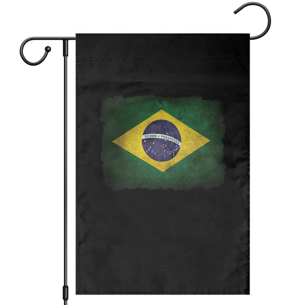 Brazilian Pride Latin America Vintage Brazil Flag Garden Flag - Wonder Print Shop