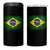 Brazilian Pride Latin America Vintage Brazil Flag 4 in 1 Can Cooler Tumbler - Wonder Print Shop
