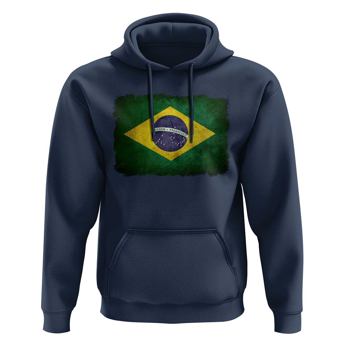Brazilian Pride Latin America Vintage Brazil Flag Hoodie - Wonder Print Shop