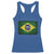 Brazilian Pride Latin America Vintage Brazil Flag Racerback Tank Top - Wonder Print Shop