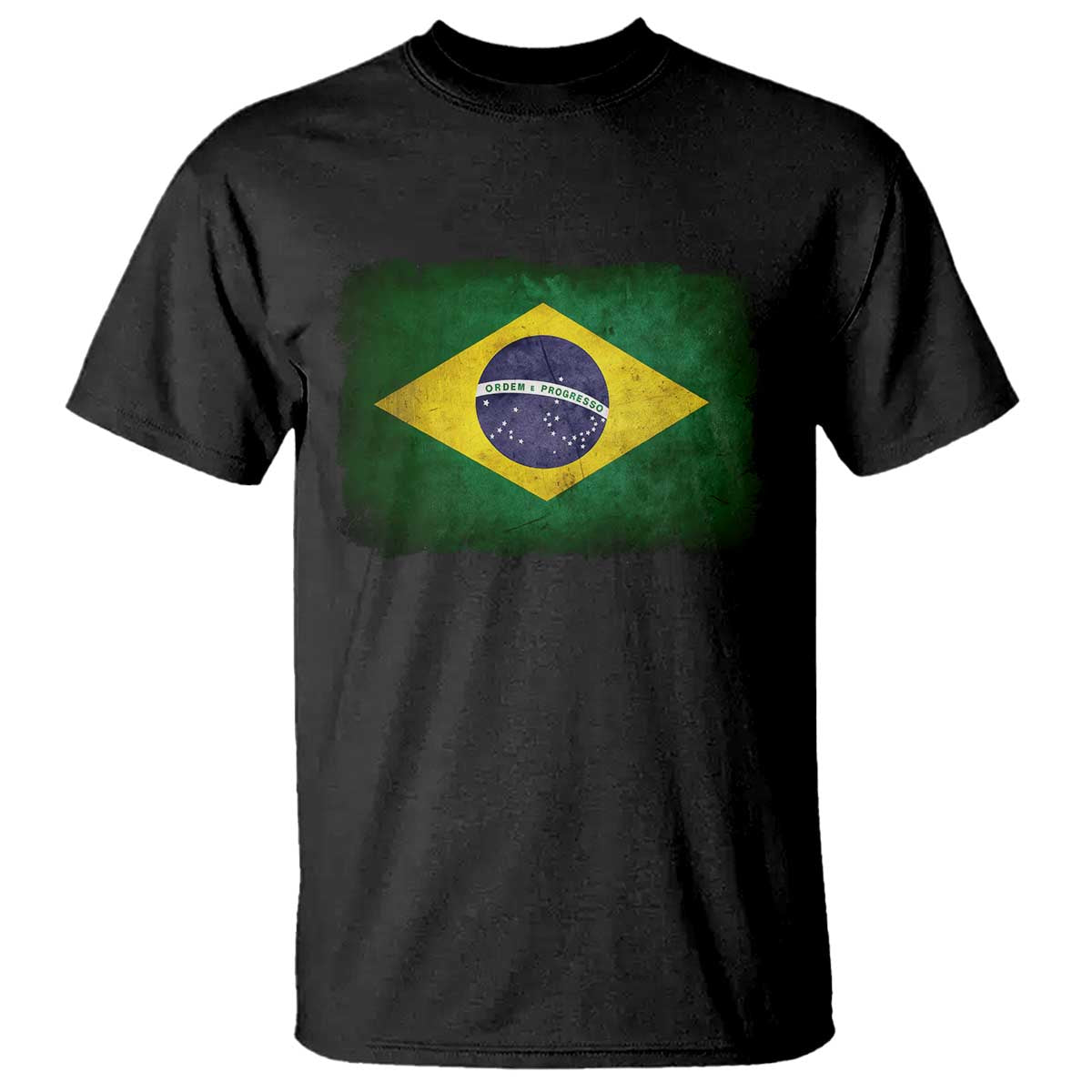 Brazilian Pride Latin America Vintage Brazil Flag T Shirt - Wonder Print Shop
