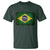 Brazilian Pride Latin America Vintage Brazil Flag T Shirt - Wonder Print Shop
