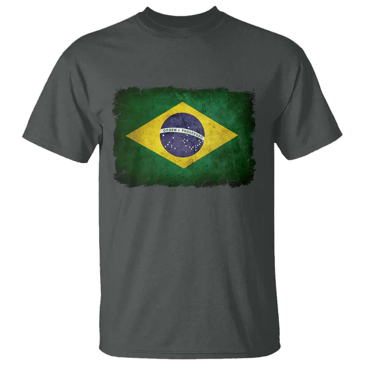 Brazilian Pride Latin America Vintage Brazil Flag T Shirt - Wonder Print Shop