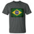 Brazilian Pride Latin America Vintage Brazil Flag T Shirt - Wonder Print Shop