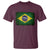 Brazilian Pride Latin America Vintage Brazil Flag T Shirt - Wonder Print Shop
