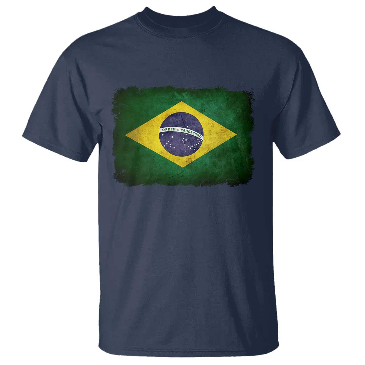 Brazilian Pride Latin America Vintage Brazil Flag T Shirt - Wonder Print Shop
