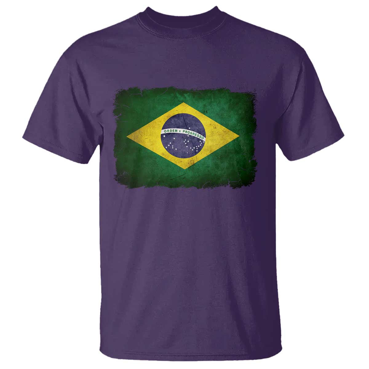 Brazilian Pride Latin America Vintage Brazil Flag T Shirt - Wonder Print Shop
