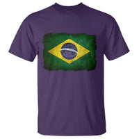 Brazilian Pride Latin America Vintage Brazil Flag T Shirt - Wonder Print Shop