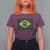 Brazilian Pride Latin America Vintage Brazil Flag T Shirt For Women - Wonder Print Shop