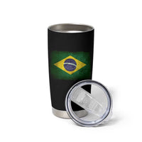 Brazilian Pride Latin America Vintage Brazil Flag Tumbler Cup - Wonder Print Shop