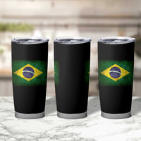 Brazilian Pride Latin America Vintage Brazil Flag Tumbler Cup - Wonder Print Shop